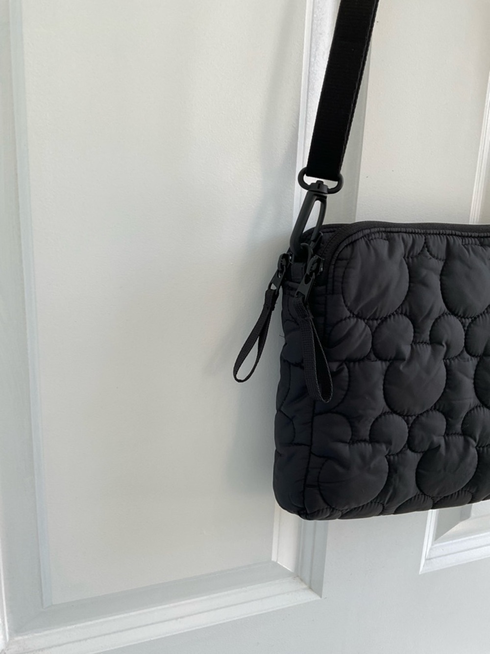 Vera Bradley Disney Quilted Mickey Crossbody Bag in Black - Picture 4 of 14
